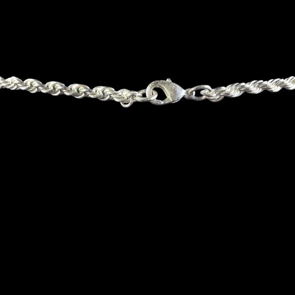 Vintage RMN Red Flower Pendant Necklace Coquette Cottagecore Fairycore 24" - Picture 8 of 8